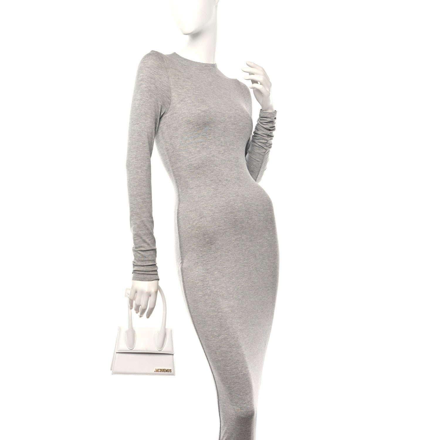 Jacquemus Smooth Calfskin Le Chiquito Noeud White 3 of 12