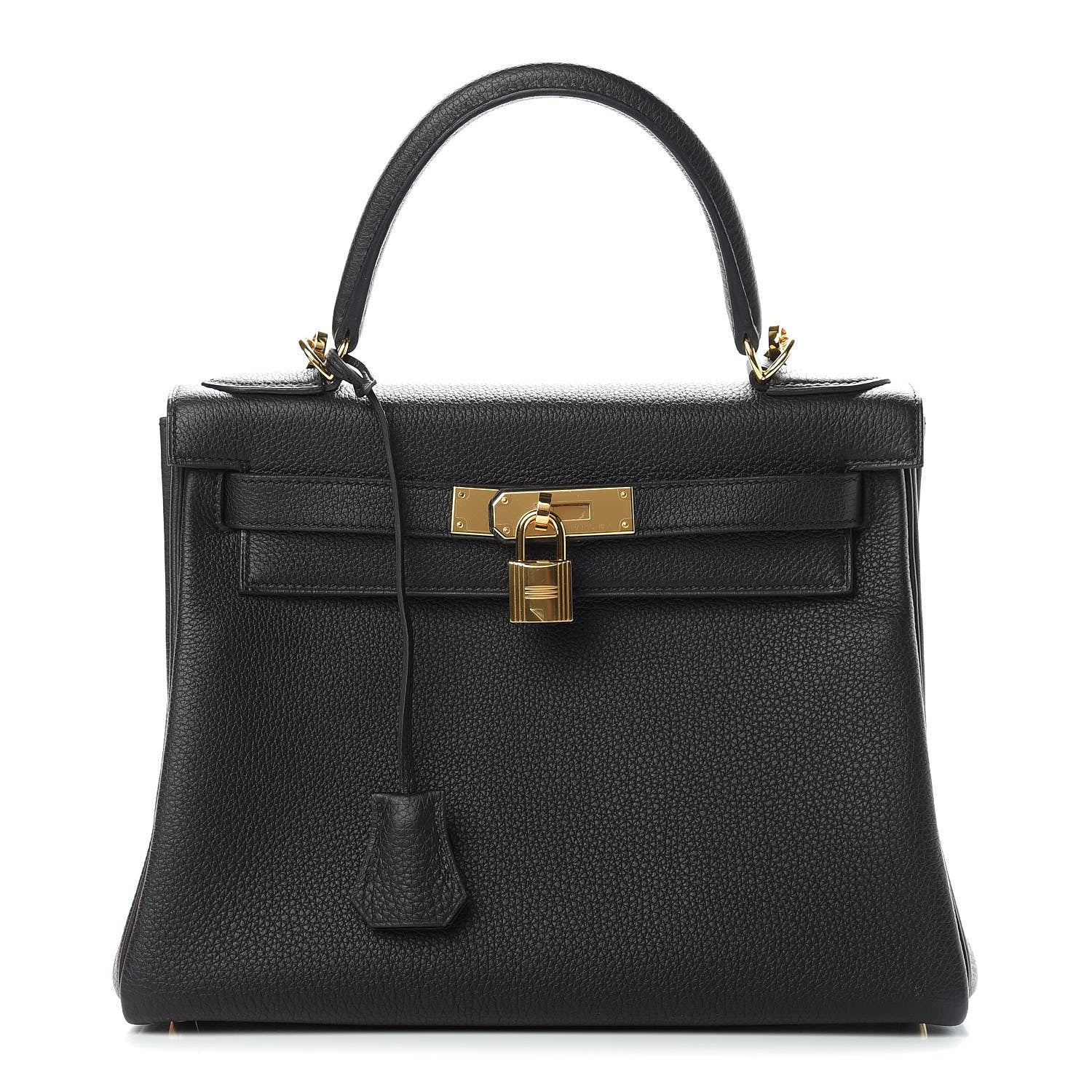 Hermes Togo Kelly Retourne 28 Black 1 of 40