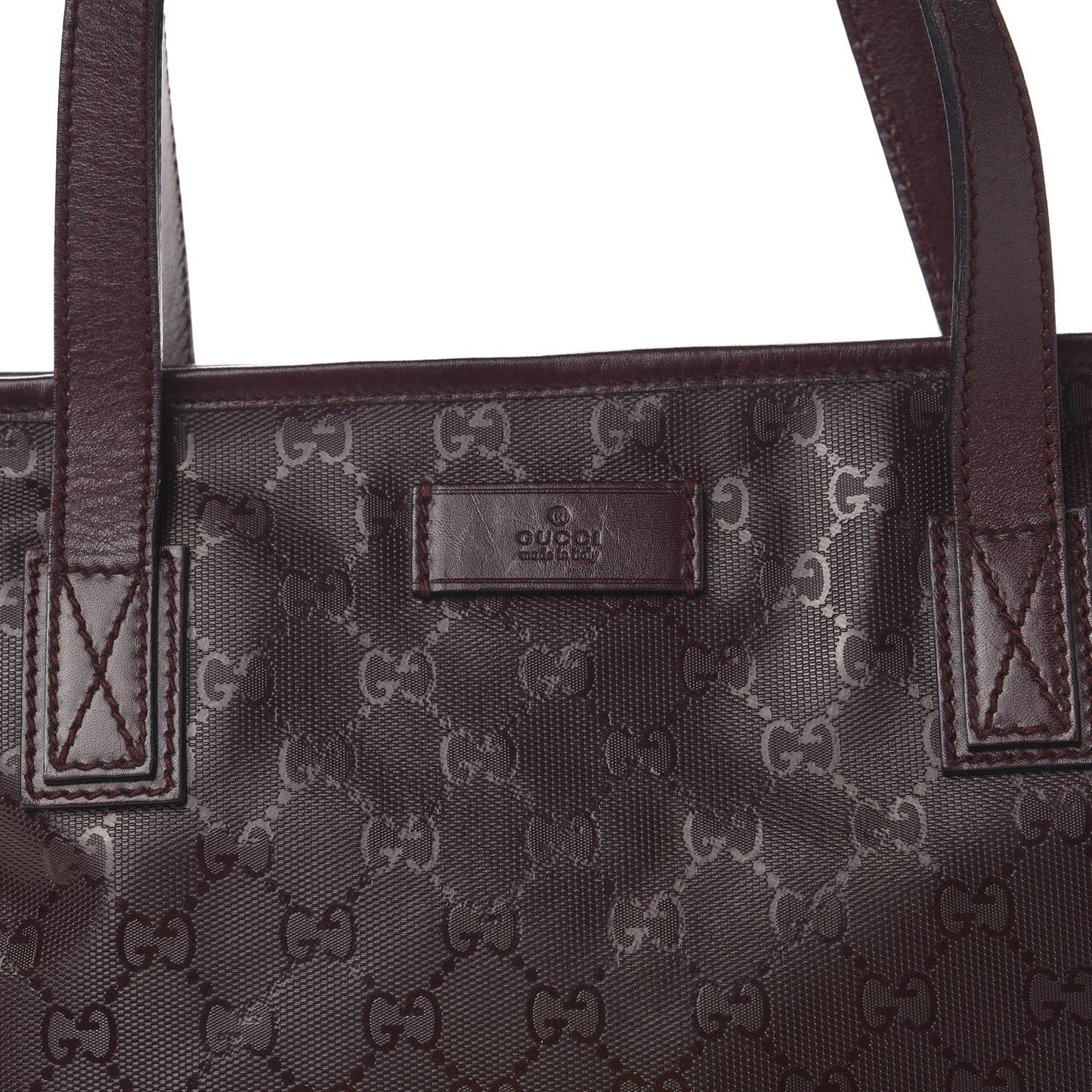 Imprime Monogram Small Joy Tote Bordeaux