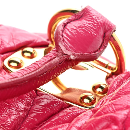 Miu Miu Matelasse Shoulder Bag Fuxia 12 of 14