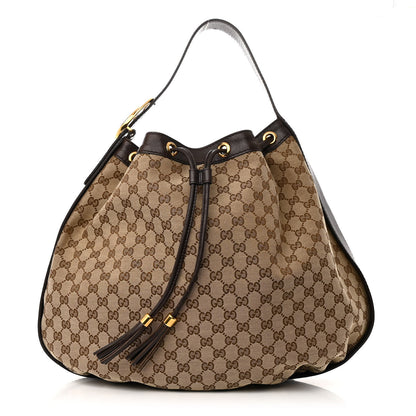 Gucci Monogram Medium Interlocking Icon Shoulder Bag Dark Brown 1 of 13