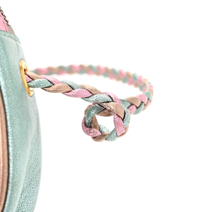 Gucci Laminated Nappa Trapuntata Mini Zumi Dome Shoulder Bag Rosa Lago Rame 11 of 11