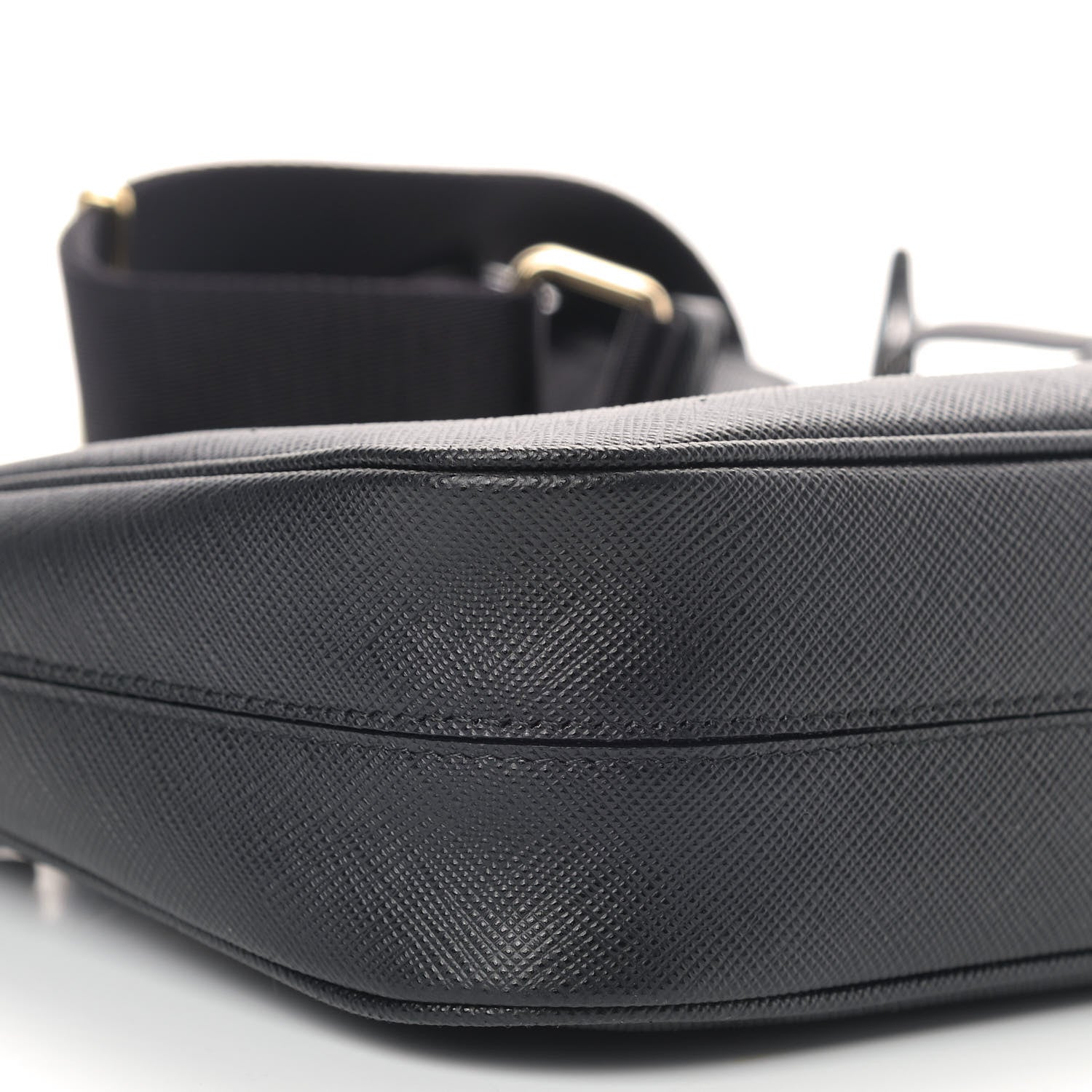 Prada Saffiano Lux Re-Edition 2005 Shoulder Bag Black 6 of 10