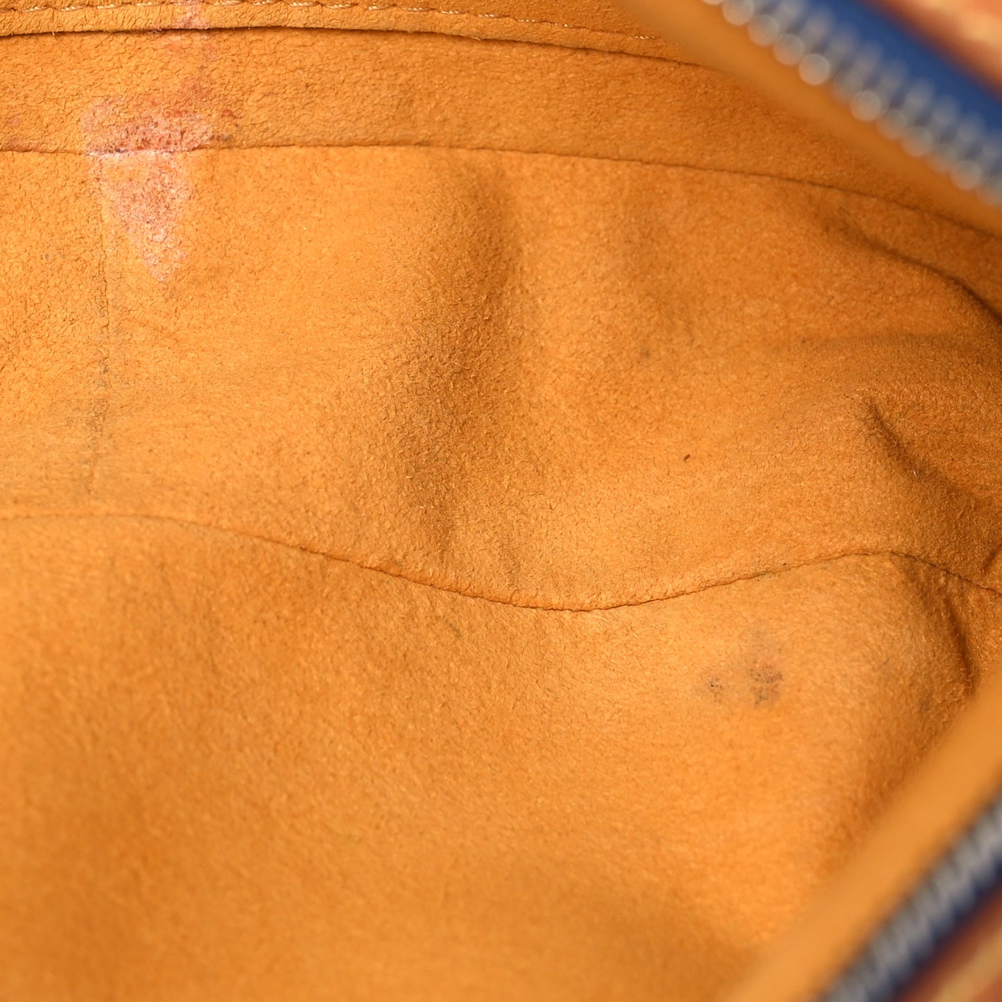 Monogram Denim Bum Bag Blue