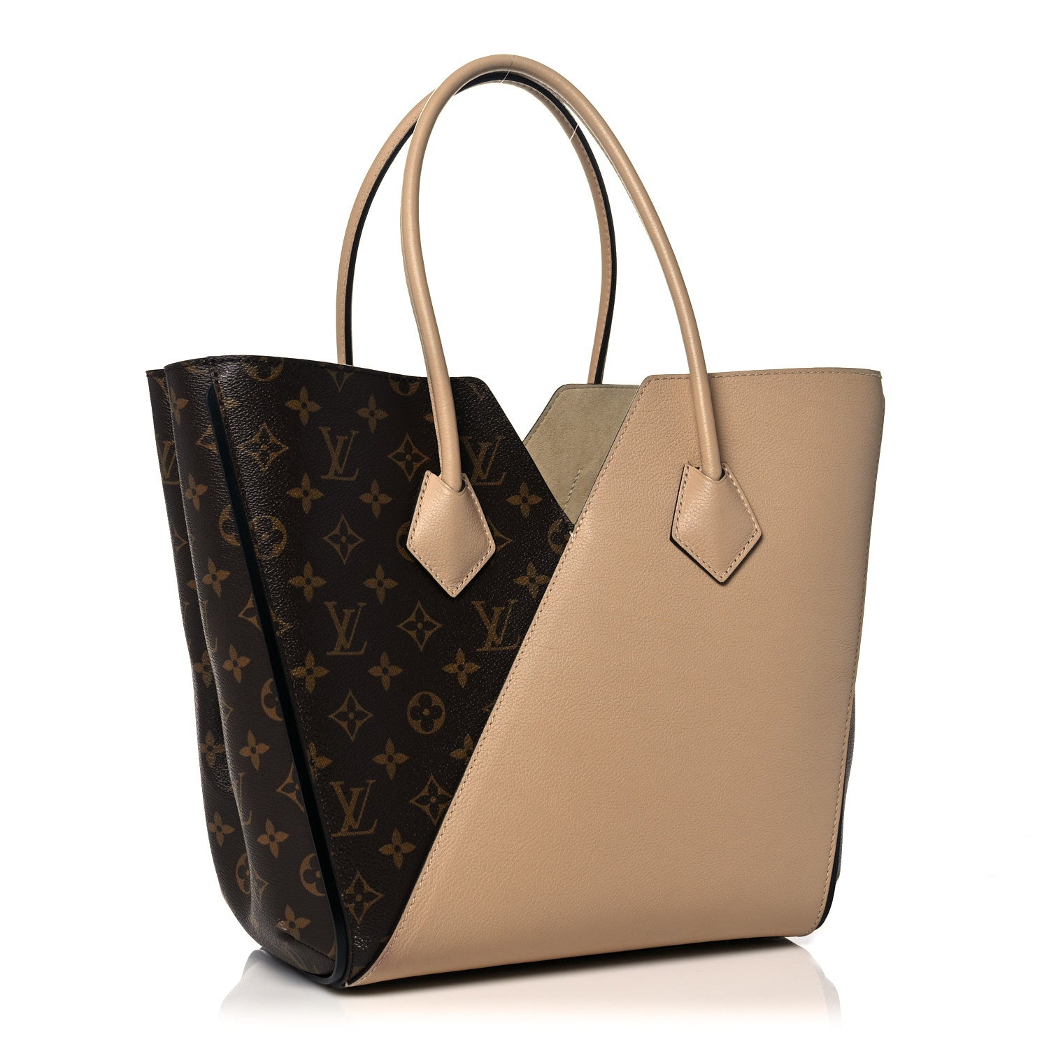 Louis Vuitton Calfskin Monogram Kimono Tote Dune 3 of 13
