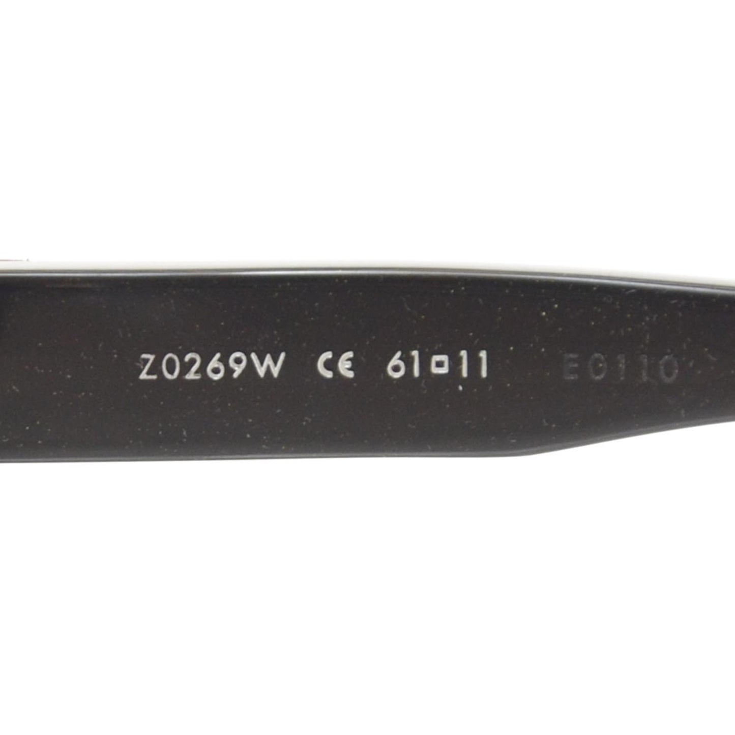 Oversized Soupcon Sunglasses Black Glitter