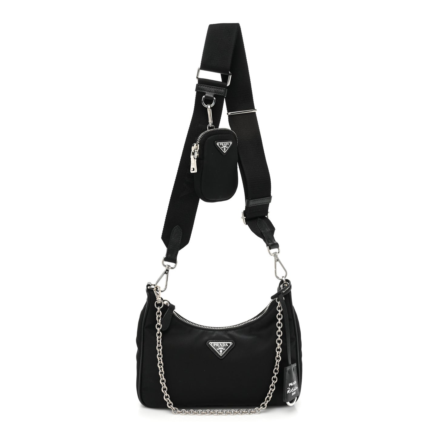 Nylon Re-Edition 2005 Shoulder Bag Black