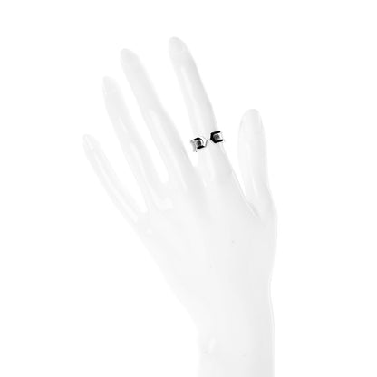 Cartier 18K White Gold 6.5mm C De Ring 49 4.75 2 of 5