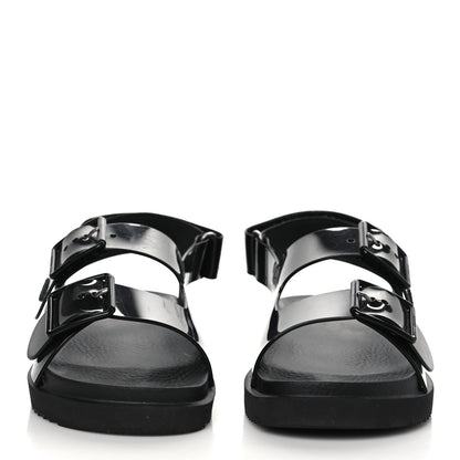 Gucci Rubber Mini Double G Womens Isla Dad Sandals 38 Black 2 of 7