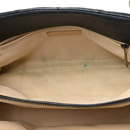 Chanel Calfskin Quilted Small CC Crown Tote Black 5 of 21