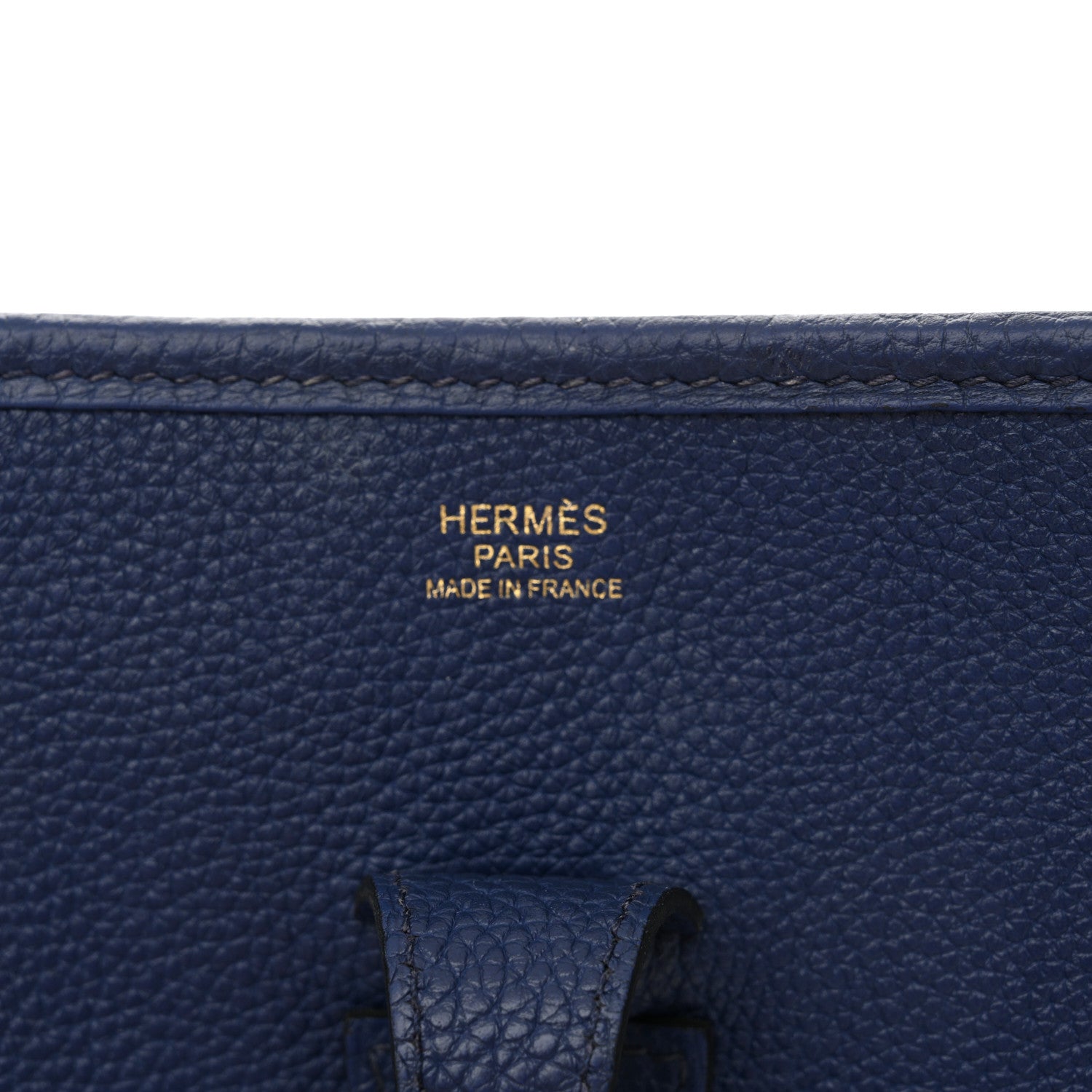 Hermes Taurillon Clemence EVELYNE III PM Bleu Encre 7 of 13