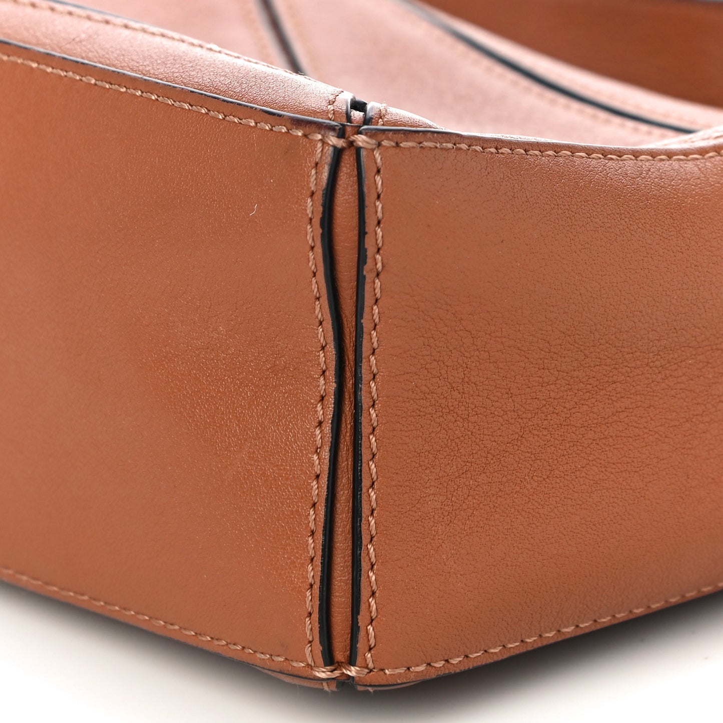 Calfskin Mini Puzzle Bag Tan