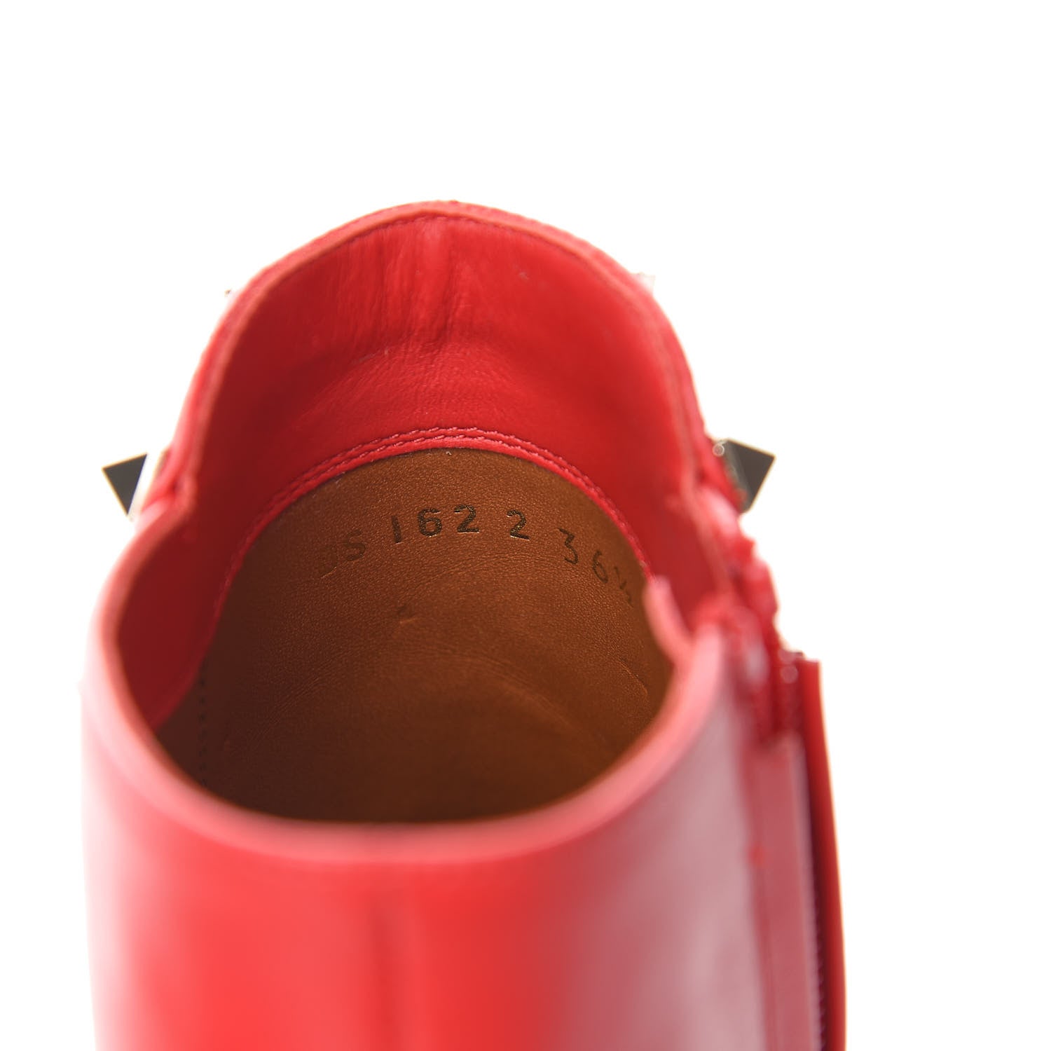 Valentino Garavani Calfskin Rockstud 85mm Ankle Booties 36.5 Rouge Pur 8 of 9