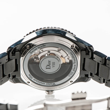 Christian Dior Stainless Steel Ceramic 38mm Dior VIII Automatic Watch Black 5 of 6