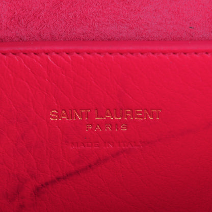 Saint Laurent Calfskin Monogram Baby Cabas Fuchsia 5 of 6