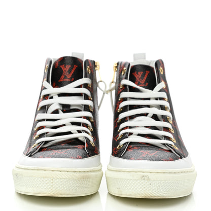 Louis Vuitton Catogram Stellar Sneaker Boots 38.5 Marron 2 of 11