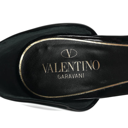 Valentino Garavani Patent DiscoBox 80/180mm Platform Pumps 37 Black 7 of 8