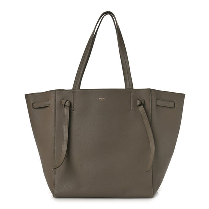 Celine Soft Grained Calfskin Small Belt Cabas Phantom Taupe 1 of 8