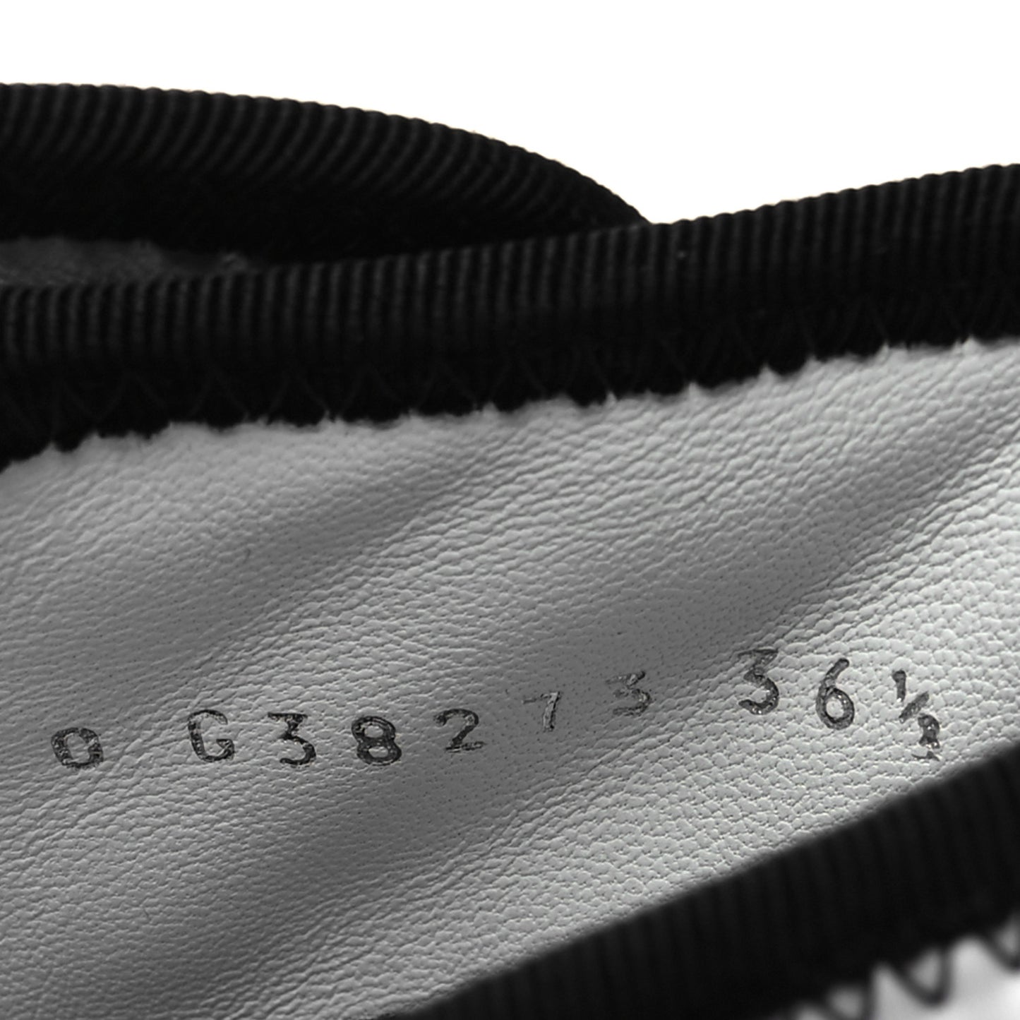 Fabric Grosgrain Quilted Cap Toe Lace Up Combat Boots 36.5 White Black