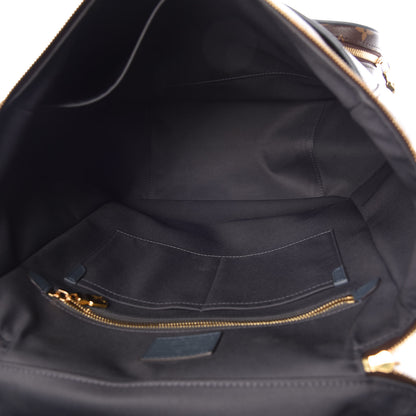 Louis Vuitton Monogram Cuir Slate Backpack Blue 5 of 10