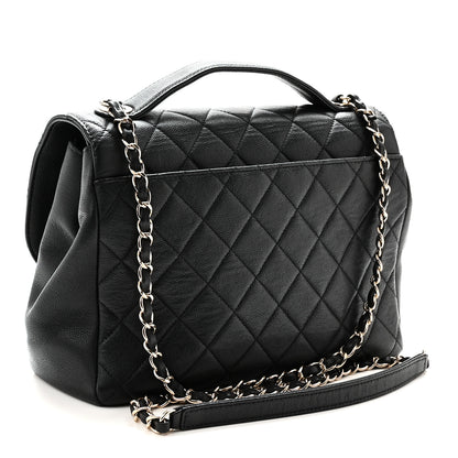 Chanel Caviar Quilted Large Business Affinity Flap Black Black 3 of 10