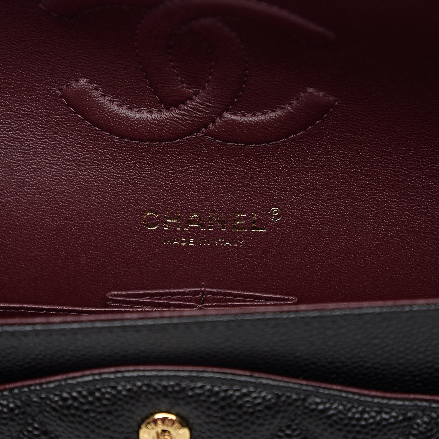 Chanel Caviar Quilted Medium Double Flap Black 5 of 10