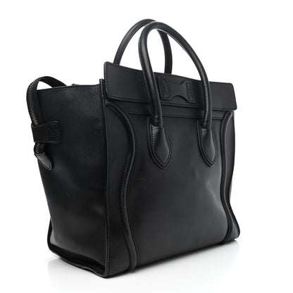 Celine Smooth Calfskin Mini Luggage Black 2 of 4