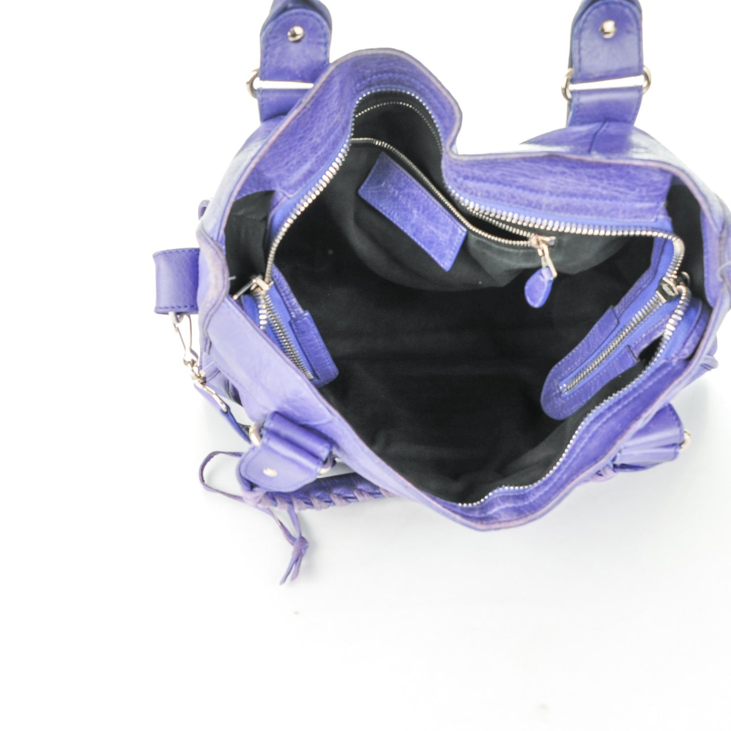 Agneau Giant 21 Silver Hardware City Bleu Lavande
