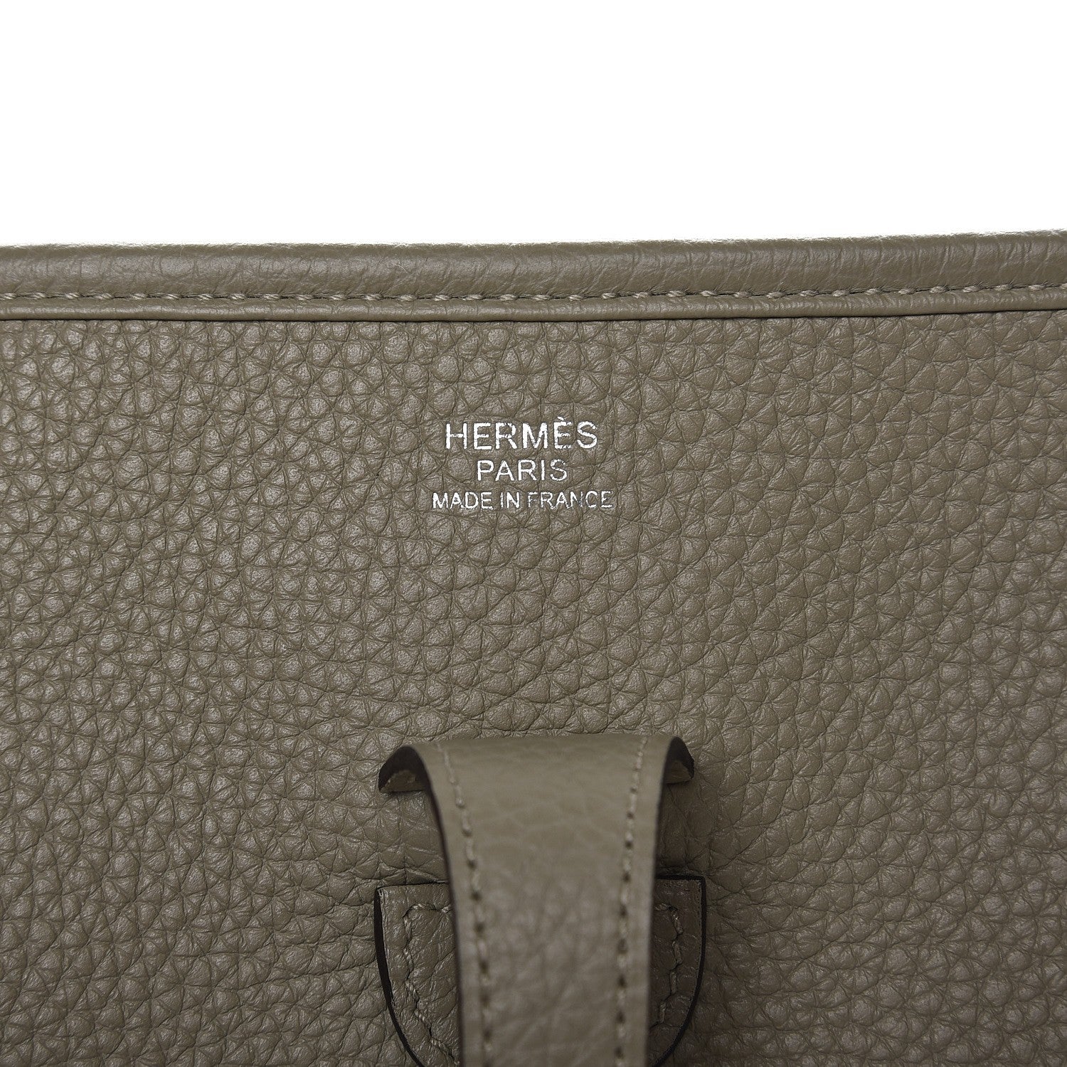 Hermes Taurillon Clemence Evelyne III PM Sauge 6 of 8