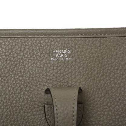 Hermes Taurillon Clemence Evelyne III PM Sauge 6 of 8