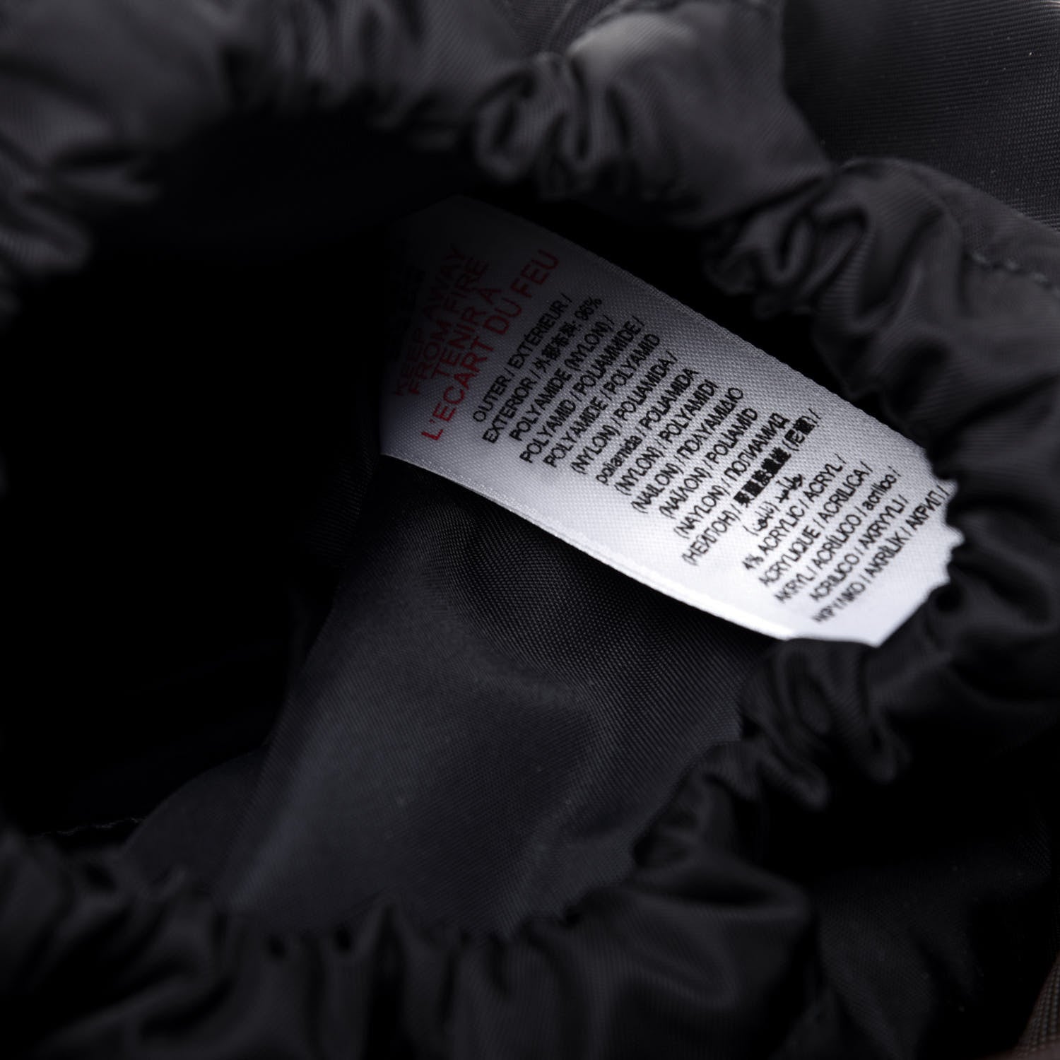 Burberry Nylon Medium Leo Sling Bag Black Yellow Grey 8 of 13