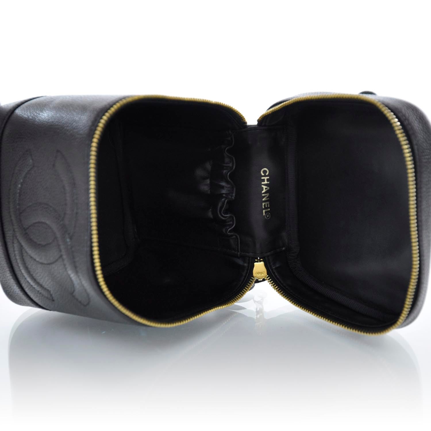 Chanel Caviar Cosmetic Bag Black 9 of 12