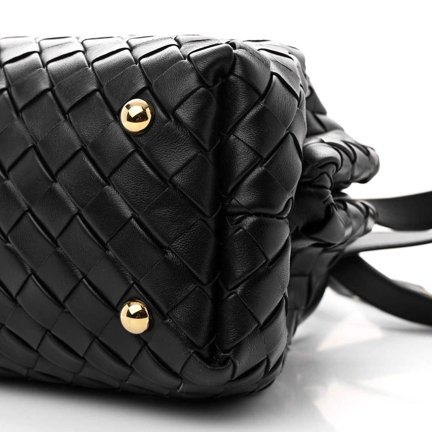 Nappa Intrecciato Teen The Lauren 1980 Bauletto Black