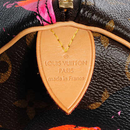 Louis Vuitton Monogram Roses Keepall 50 6 of 7