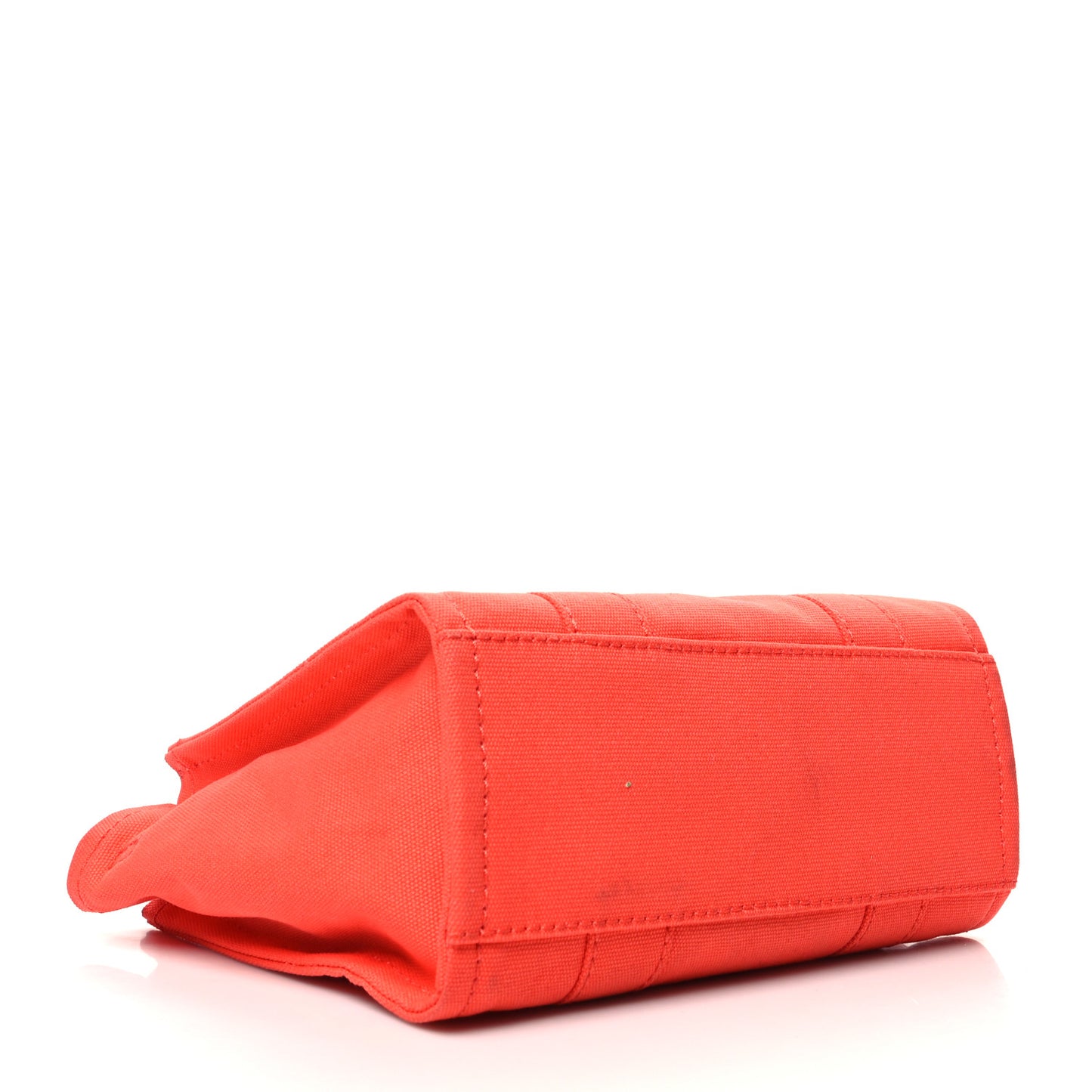 Cotton Canvas Mini The Traveler Tote Bag Red