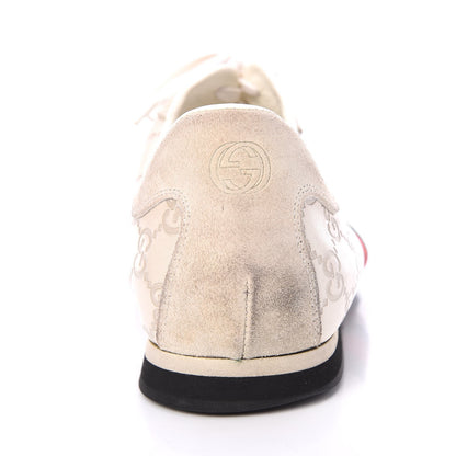 Gucci Guccissima Web Mens Sneakers 10 White 13 of 17