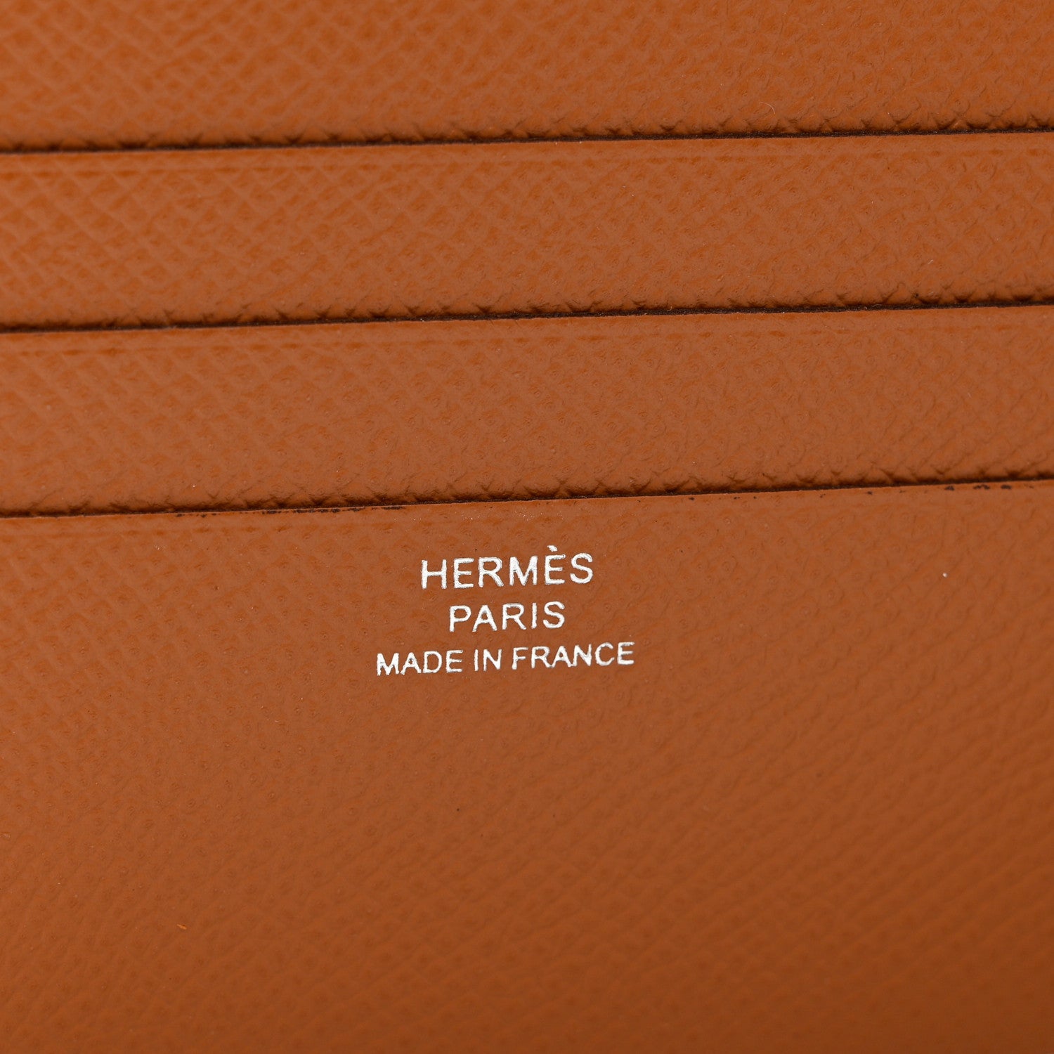 Hermes Epsom Citizen Twill Compact Wallet Gold 6 of 7
