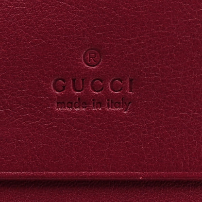 Gucci Velvet Matelasse Pearl Love Embroidered GG Marmont Card Case Wallet Light Raspberry Rose 6 of 10