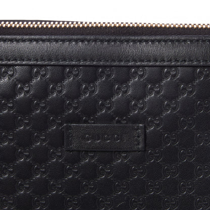 Gucci Soft Microguccissima Small Zippered Satchel Black 7 of 9