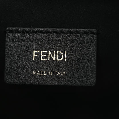 Fendi Vitello Fluffy Grace F is Fendi Logo Embossed Mini Mon Tresor Bucket Bag Rosa Quarzo Black 6 of 11