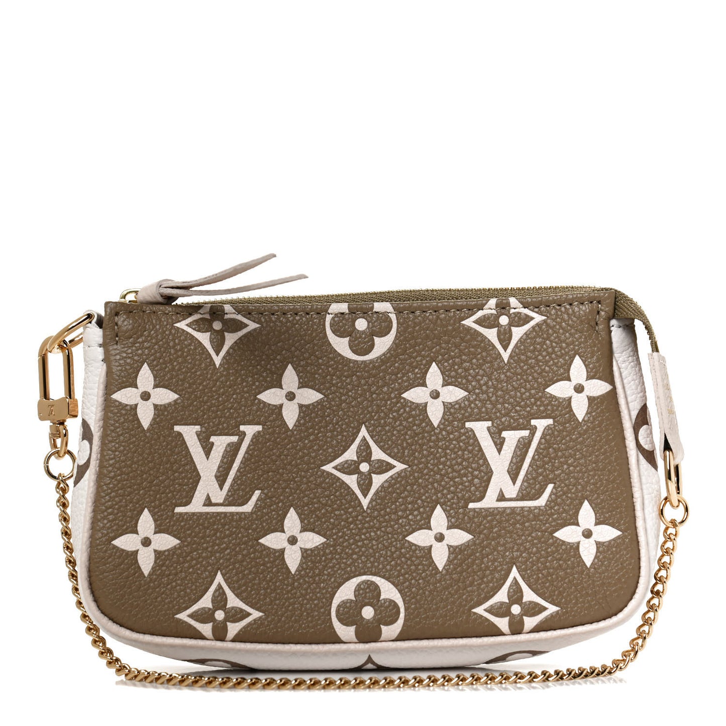 Empreinte Spring in the City Mini Pochette Accessories Kaki Beige Cream