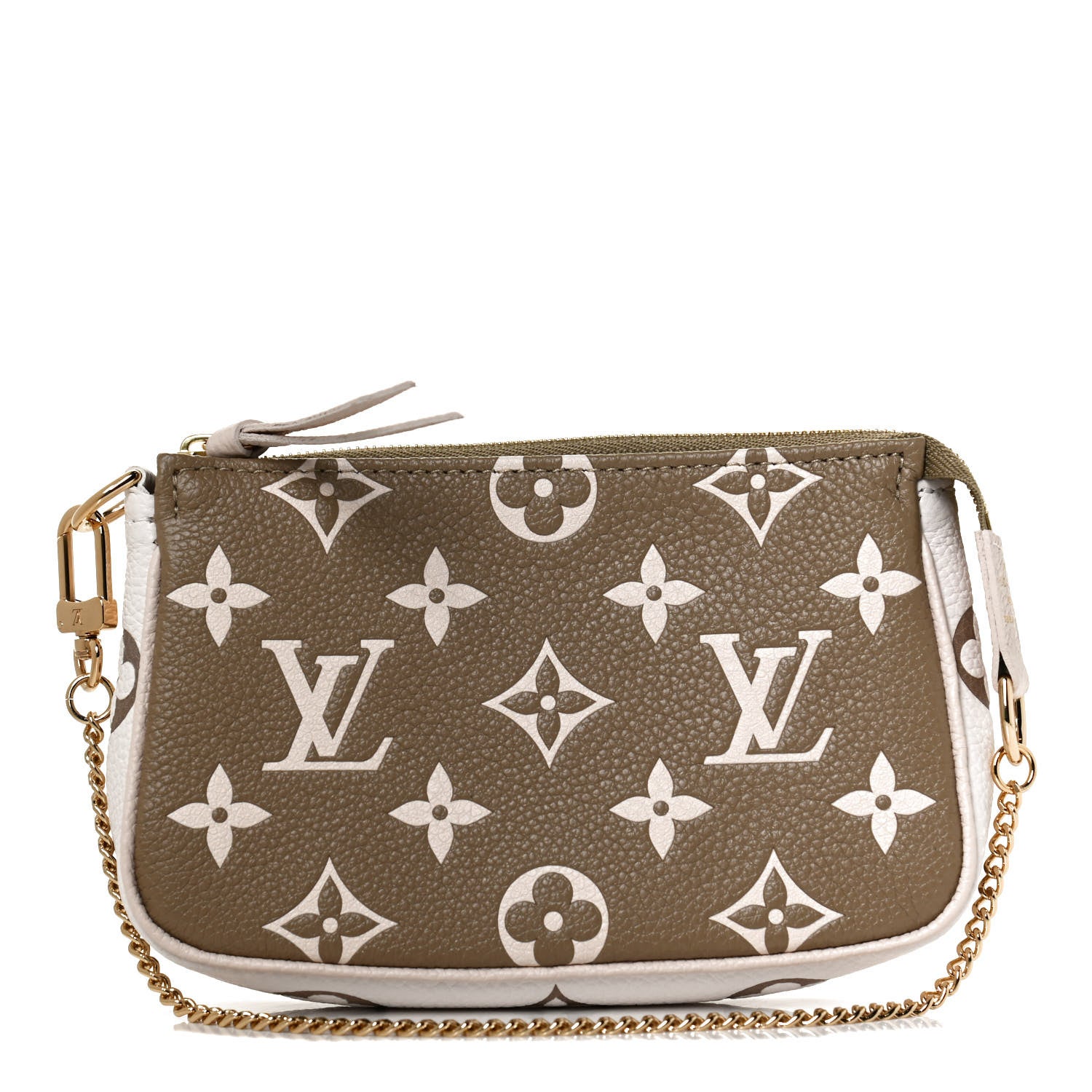 Louis Vuitton Empreinte Spring in the City Mini Pochette Accessories Kaki Beige Cream 1 of 8