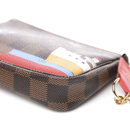 Louis Vuitton Damier Ebene 2016 Christmas Animation Mini Pochette Accessories 8 of 8