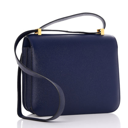 Hermes Epsom Constance 24 Bleu Saphir 3 of 19