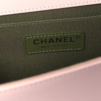 Chanel Calfskin Quilted Medium Boy Flap Light Pink 6 of 10