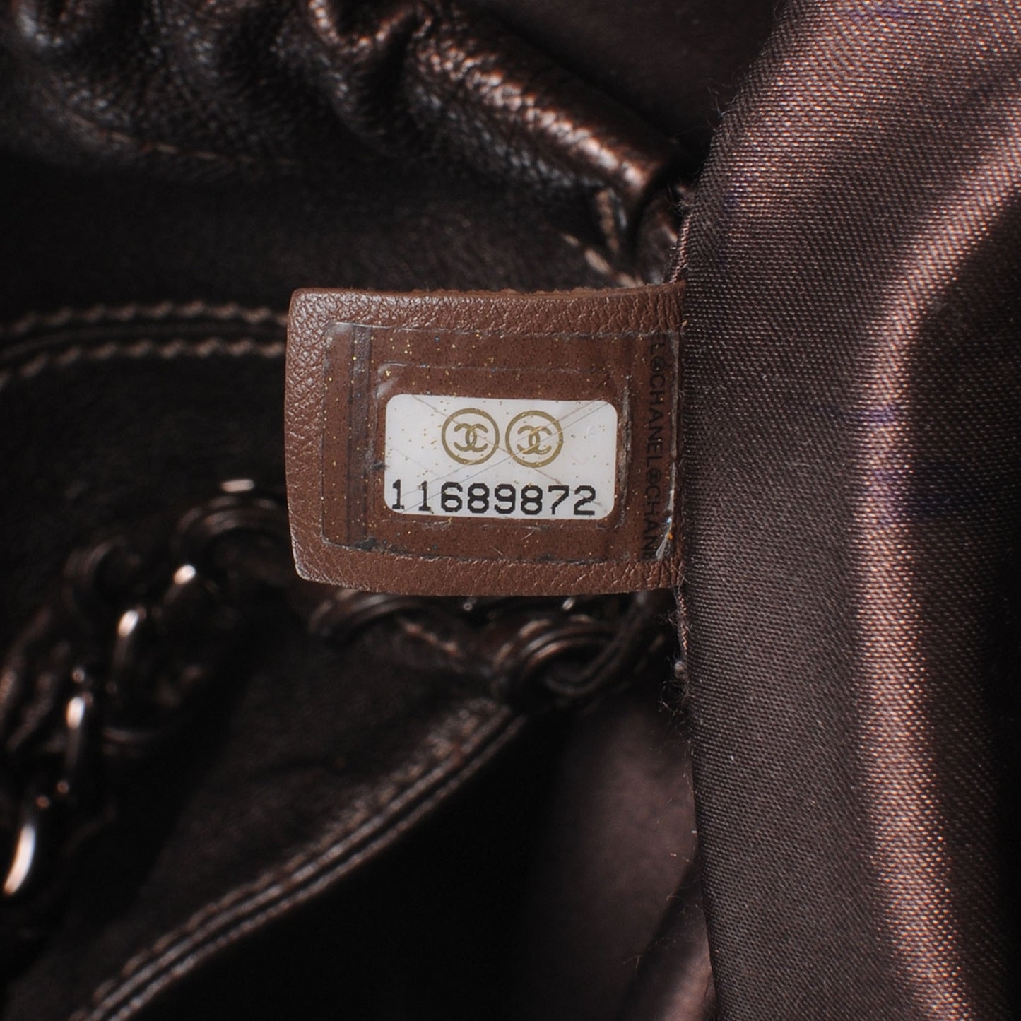 Calfskin Baby Coco Cabas Bronze