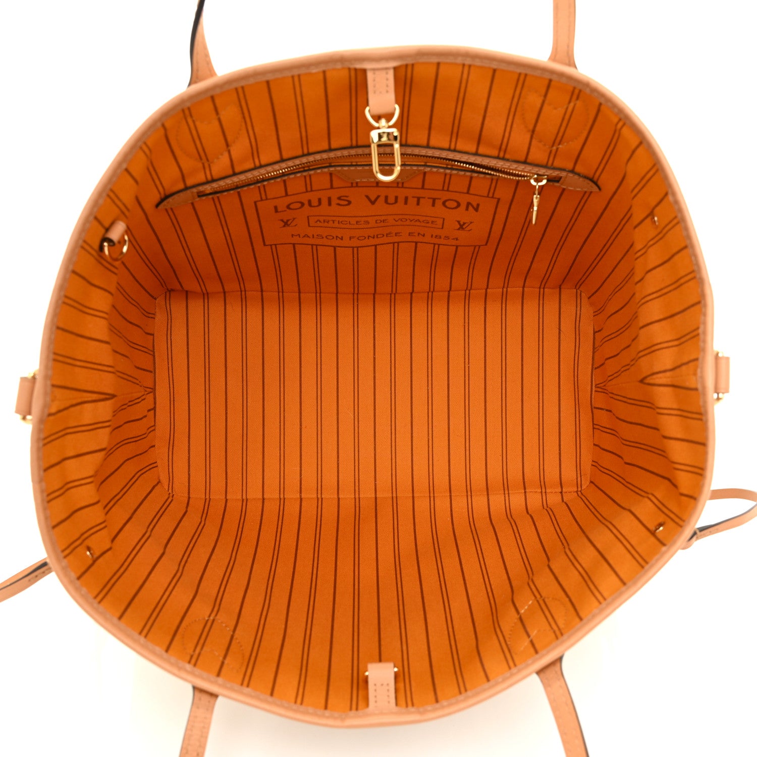 Louis Vuitton Damier Azur Braided Neverfull MM Orange 6 of 11