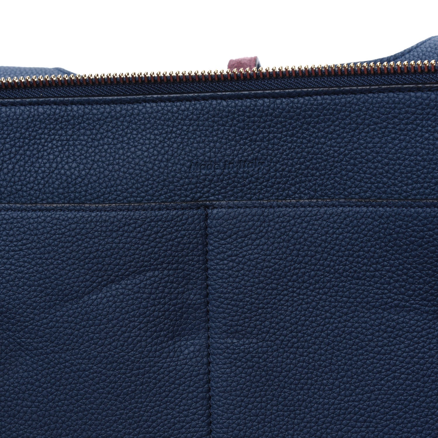 Celine Baby Grained Calfskin Medium Tri-Fold Bag Steel Blue 10 of 21