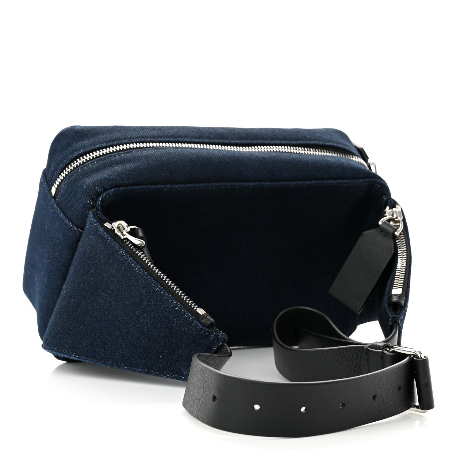 Valentino Garavani Denim Vlogo Belt Bag Blue Red 4 of 9