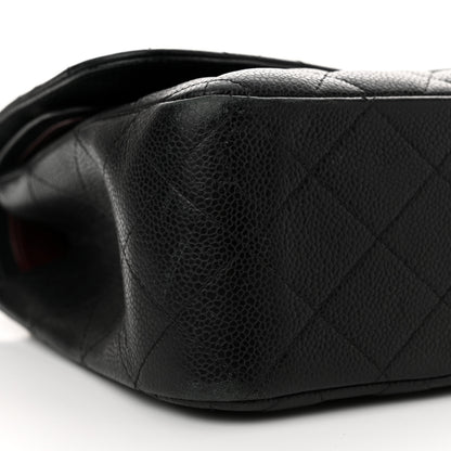 Chanel Caviar Quilted Jumbo Double Flap Black 9 of 21